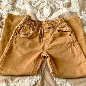 Cat &Jack toddler boys pull on straight fit jeans Khaki 5T